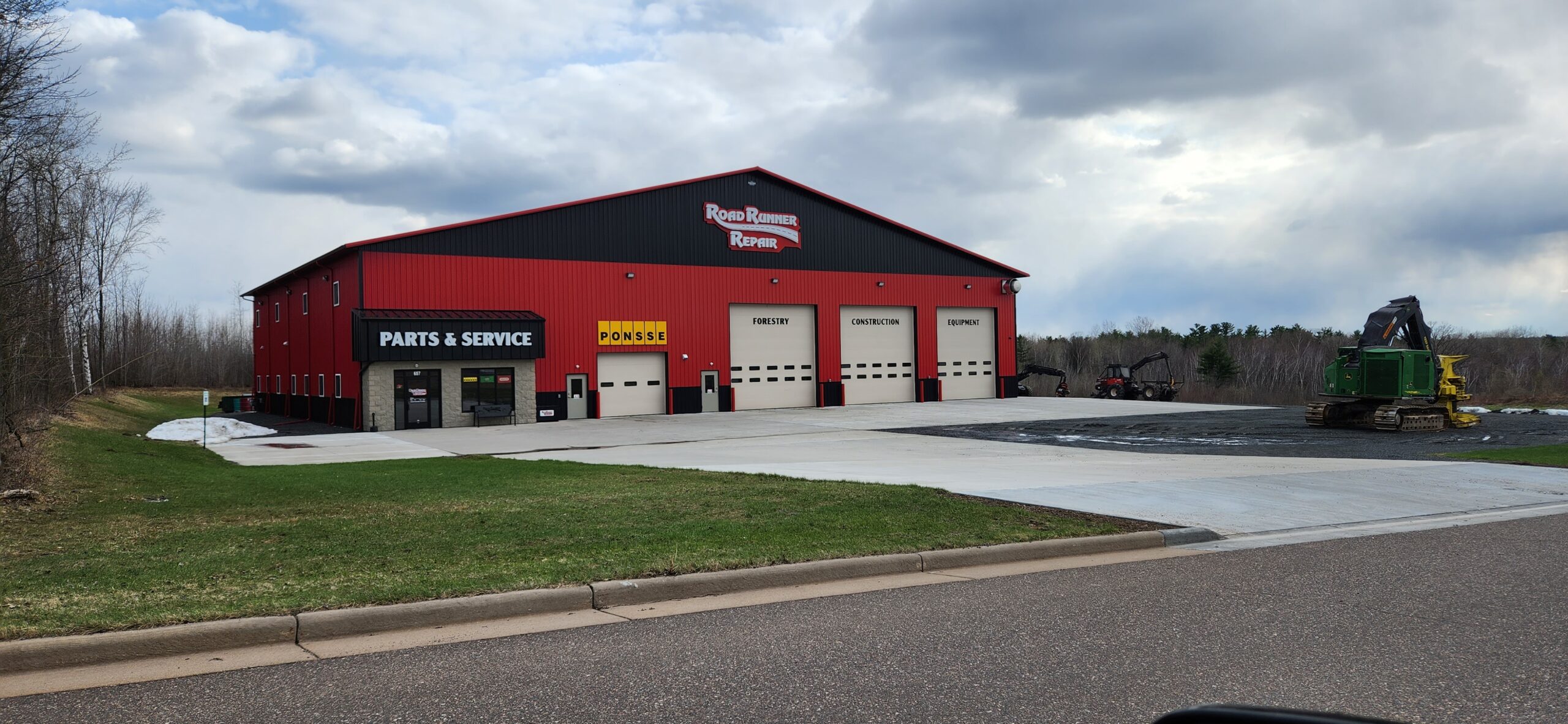 Front View of Road Runner Repair